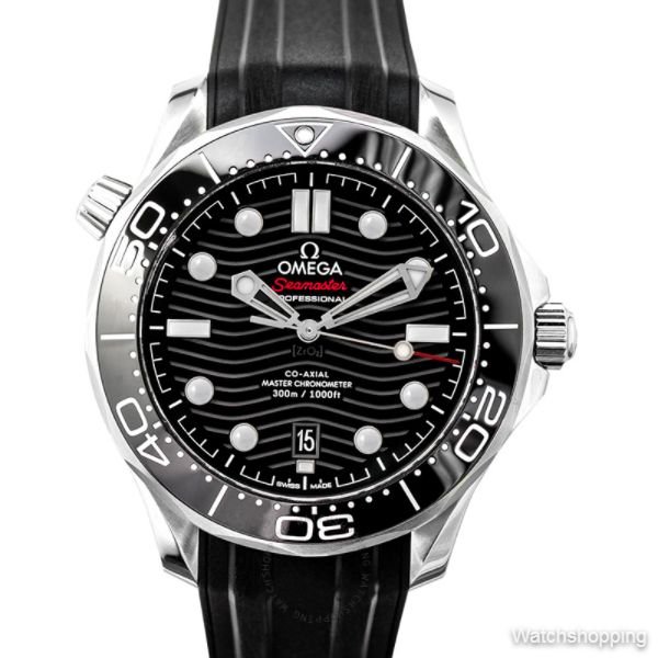 OMEGA - Seamaster Diver 300 M Co-Axial Master Chronometer 42 mm Automatic Black Dial Stainless Steel Men's Watch