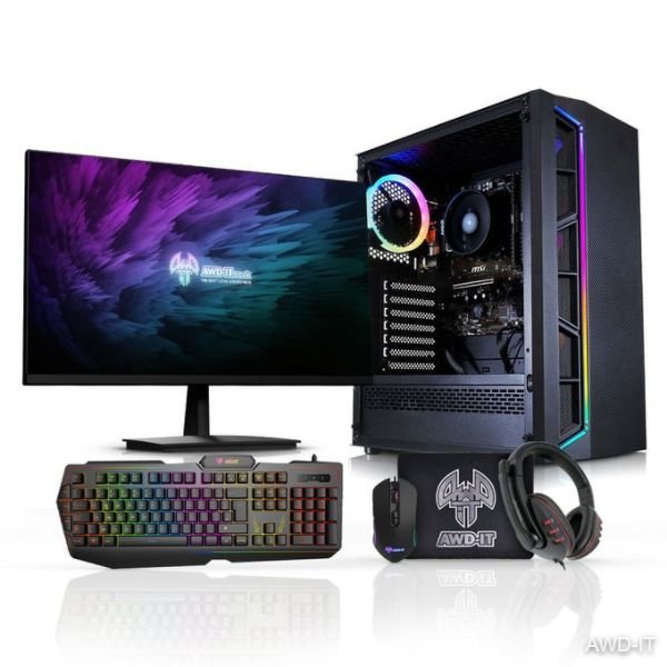 Intel Pentium G6400 All in One League of Legends 22" LED Monitor PC Package For Gaming