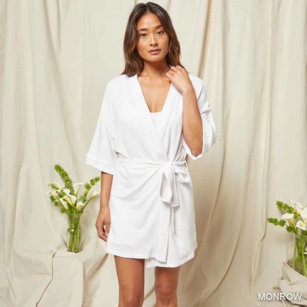 Bridal Super soft Robe - WHITE