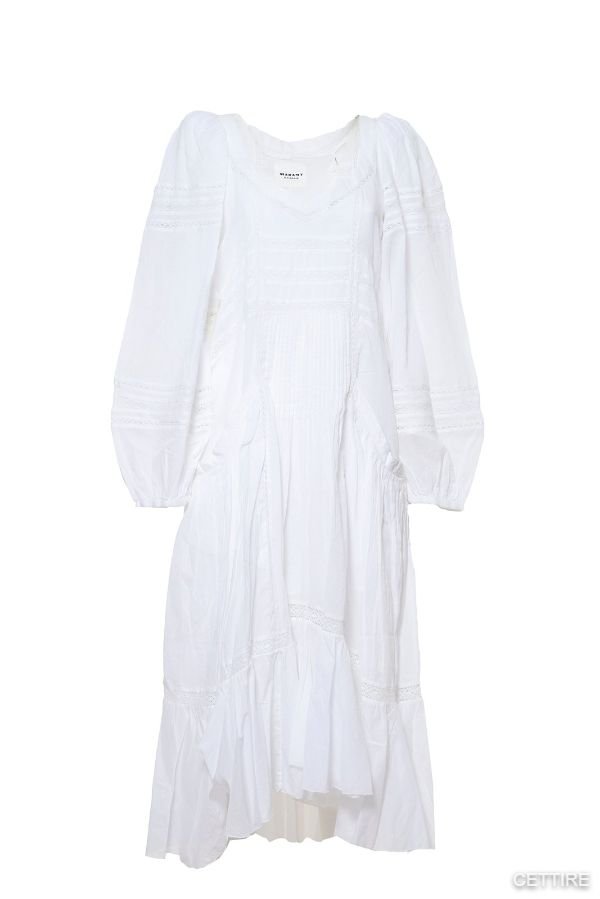 Isabel Marant Étoile Long-Sleeved Mid-Length Flared Dress
