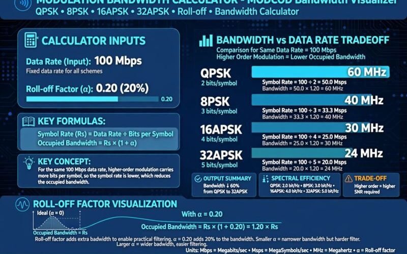 Modulation Bandwidth Calculator