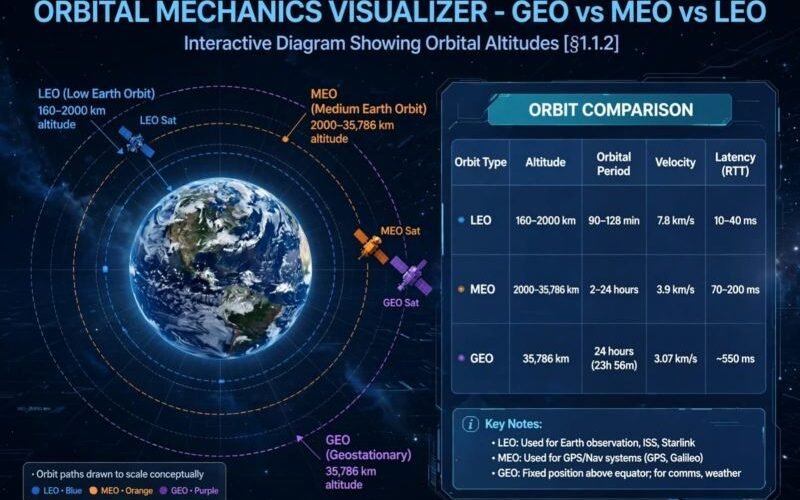 Orbital Mechanics Visualizer