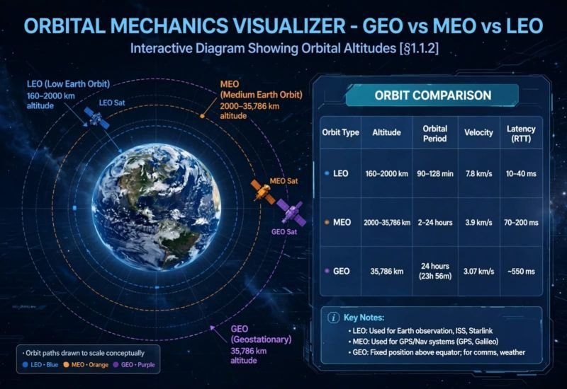 Orbital Mechanics Visualizer