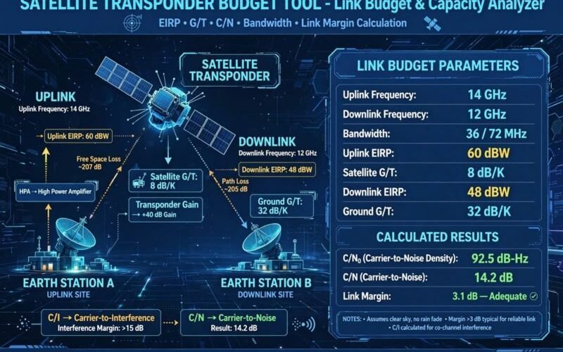 Satellite Transponder Budget Tool