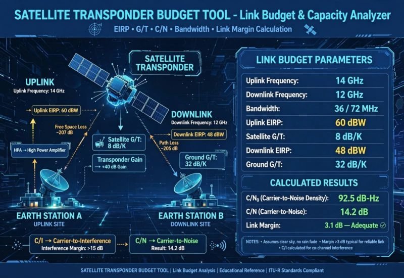 Satellite Transponder Budget Tool
