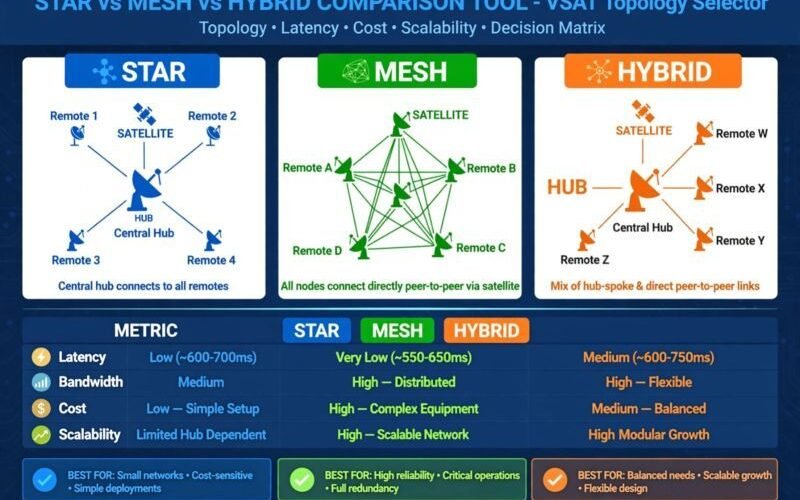 Star vs Mesh vs Hybrid Comparison Tool
