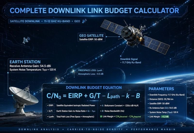 Downlink Link Budget Calculator