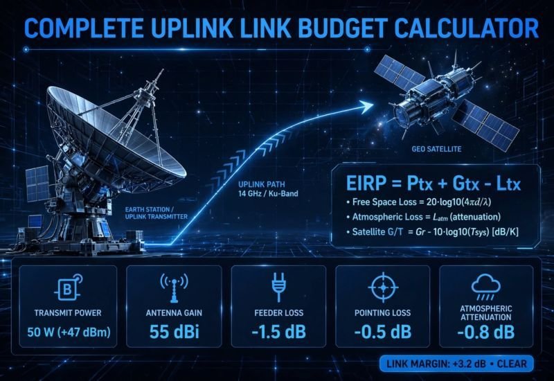 Uplink Link Budget Calculator